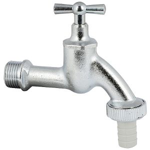 Auslaufventil Variosan 10643, Knebelgriff verchromt, Messing