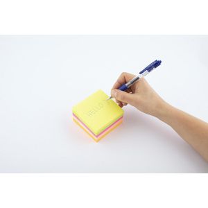 Produktbild für Haftnotizen D.RECT Super Sticky Notes, 9261, neon