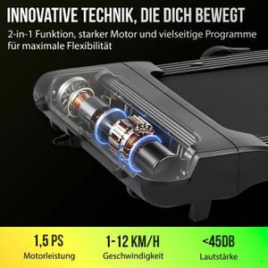 Produktbild für Walking-Pad Christopeit Walk Pro mit Handlauf &amp; Steigung