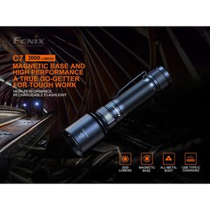 Produktbild für Taschenlampe Fenix C7, LED, aufladbar