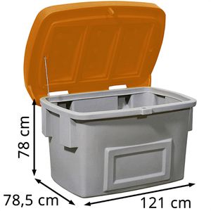 Produktbild für Streugutbehälter asecos 13315, 400 Liter