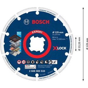 Produktbild für Trennscheibe Bosch Expert Diamond Metal Wheel, X-Lock