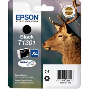 Produktbild für Tinte Epson C13T130140 Hirsch, schwarz