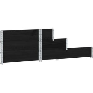 Produktbild für Palettenaufsatz vidaXL 4010310, schwarz, Holz