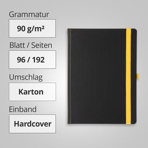 Produktbild für Notizbuch Geiger Color-Book, Karton Hardcover
