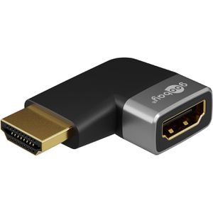 HDMI-Adapter Goobay 72010, 90 Grad gewinkelt, seltich