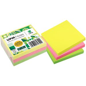 Produktbild für Haftnotizen UPM Notes, 5854-21PG-3, neon