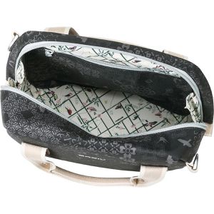Produktbild für Fahrrad-Lenkertasche Basil Bohème, graphit, 8 l