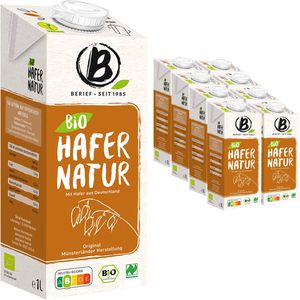 Haferdrink Berief aus europäischem Hafer, Natur, BIO
