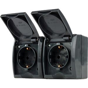 Steckdose REV-Ritter AquaForm, IP44, Aufputz