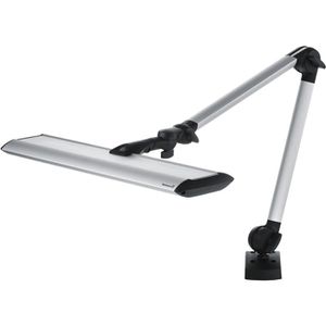Produktbild für Schreibtischlampe Waldmann Taneo STZL 36, silber, LED, dimmbar