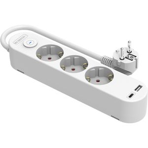 Steckdosenleiste Heitronic VO-501452, 1,4m Kabel