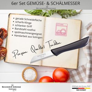 Produktbild für Gemüsemesser Schwertkrone BS01601, Set