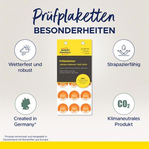 Produktbild für Prüfplaketten Zweckform 6987, nächster Prüftermin