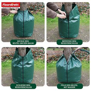 Produktbild für Baumbewässerungssack Floordirekt fd-33074, 8 Stunden, 75 Liter