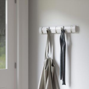 Produktbild für Garderobenleiste Umbra Flip 5, 318850-660, weiß