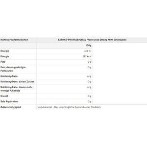 Produktbild für Kaugummis Extra Professional Fresh, Strong Mint