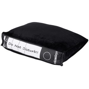 Sofakissen Relaxdays Bürokissen, schwarz