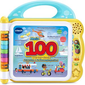 Spielbuch vtech Mein 100-Wörter-Buch Fahrzeuge und