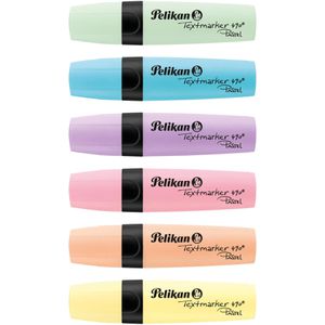 Textmarker Pelikan 490 Pastel, 6 Stück