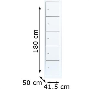 Produktbild für Schließfachschrank ClassiX X-523517, weiß