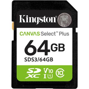 SD-Karte Kingston Canvas Select Plus Gen 3 SDS3/64GB, 64GB