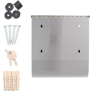 Produktbild für Briefkasten Rottner T06046, Costa Inox, silber, aus Edelstahl