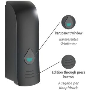 Produktbild für Desinfektionsspender Wenko Ranera, schwarz