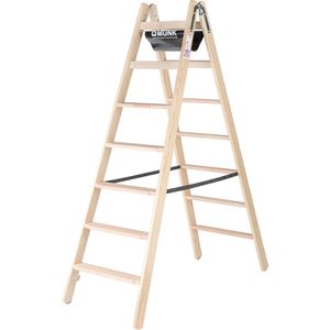 Stehleiter MUNK 33814, beidseitig begehbar