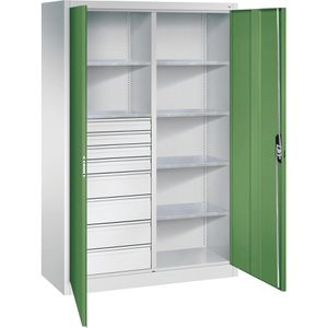 Werkzeugschrank CP-Möbel 8931-305, aus Metall, grau / grün