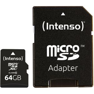 Produktbild für Micro-SD-Karte Intenso 3413490, 64GB