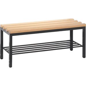 Umkleidebank CP-Möbel 8050-010, Sitzfläche Holz, 100 cm