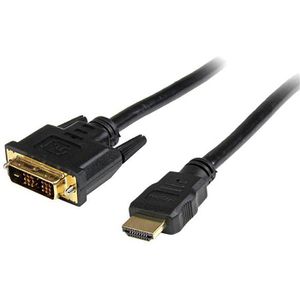 Produktbild für DVI-Kabel StarTech HDDVIMM2M, vergoldete Stecker, 60 Hz