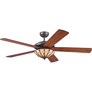 Produktbild für Deckenventilator Westinghouse Comet Tiffany, 72485, Ø 132cm