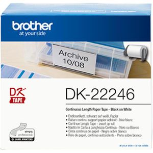 Produktbild für Brother-Etiketten Brother DK-22246, weiß