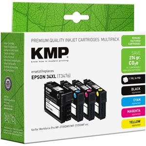 Produktbild für Tinte KMP E222XV für Epson 34XL T3476