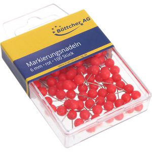 Produktbild für Markierungsnadeln Böttcher-AG rot