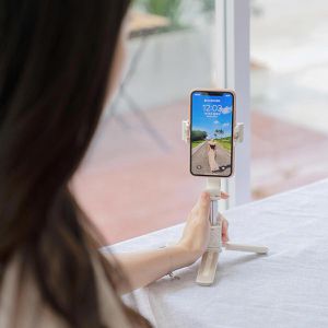 Produktbild für Selfie-Stick Hohem iSteady Q White, 14 bis 50 cm