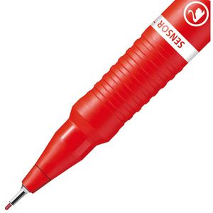 Produktbild für Fineliner Stabilo Sensor F, 189/40, rot