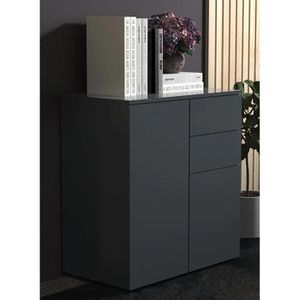 Produktbild für Kommode VCM Dalosa 4-Fach 918338, anthrazit