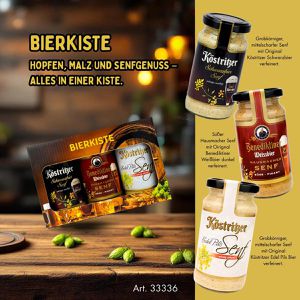Produktbild für Senf Altenburger Geschenkbox, Bierkiste