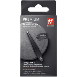 Produktbild für Pinzette Zwilling Premium Black Edition, Länge 9 cm, Edelstahl
