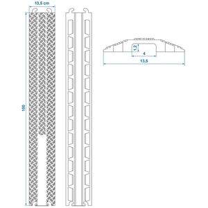 Produktbild für Kabelbrücke ProPlus 1 Kanal