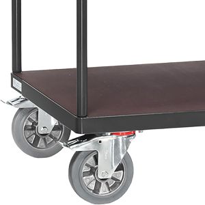 Produktbild für Tischwagen Fetra 12406-7016 Grey Edition, aus Metall &amp; Holz