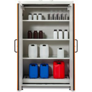 Produktbild für Gefahrstoffschrank CEMO PROline 12/20, 11975, mit 3 Fachböden