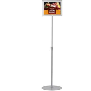 Produktbild für Infoständer Update-Displays aus Aluminium, silber, A3