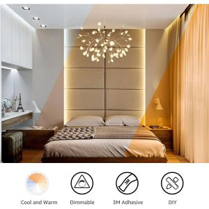Produktbild für LED-Streifen Lepro dimmbar, warm- bis kaltweiß