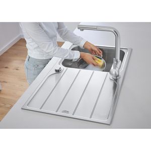 Produktbild für Spülbecken GROHE K500 31571SD1, Einzelbecken, Edelstahl