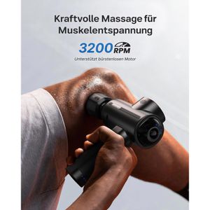 Produktbild für Massagepistole RENPHO Active Thermacool, mit Transporttasche