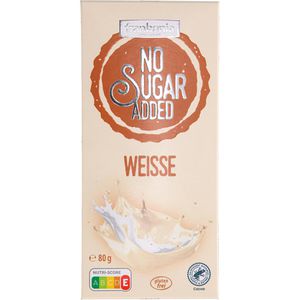 Frankonia Tafelschokolade Weisse, mit Süßungsmittel Maltit, 80 g
